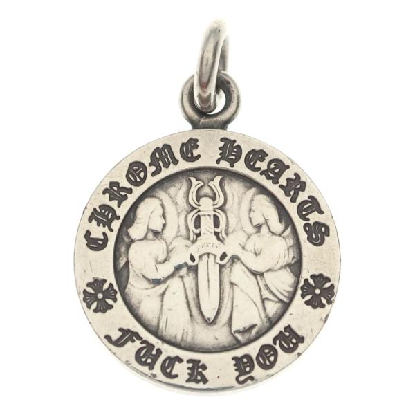 CHROME HEARTS クロムハーツ CHRM ANGL MDL V1 エンジェルメダルチャーム ペンダントトップ シルバー BCA229