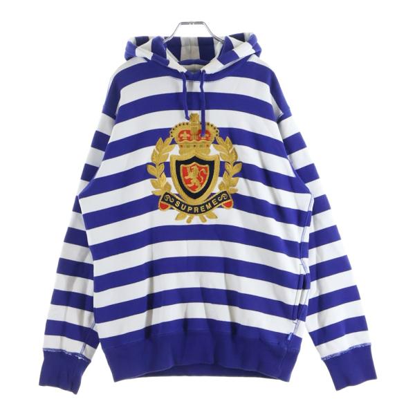 専用　超希少‼️Supreme Striped Crest Hoodie 07aw Supreme（シュプリーム） 07AW Striped Crest Hoodie ストライプ