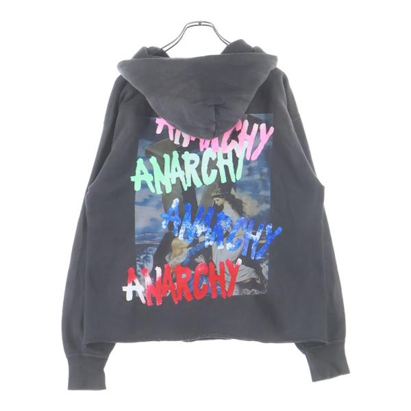 セントマイケルアナーキーパーカー SAINT MICHAEL セントマイケル 25AW HOODIE ANARCHY アナーキー カット