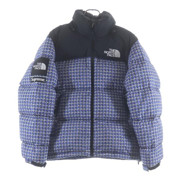 THE NORTH FACE ザノースフェイス 21SS Supreme シュプリーム コラボ ND42100I ヌプシ ダウンジャケット メンズ M 美品 Supreme（シュプリーム） 21SS×THE NORTH FACE Studded Nuptse Jacket