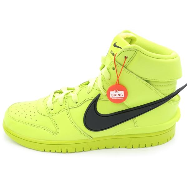 NIKE ナイキ ×AMBUSH DUNK HI アンブッシュ ダンク ハイカットスニーカー イエロー US10/28cm CU7544-300
