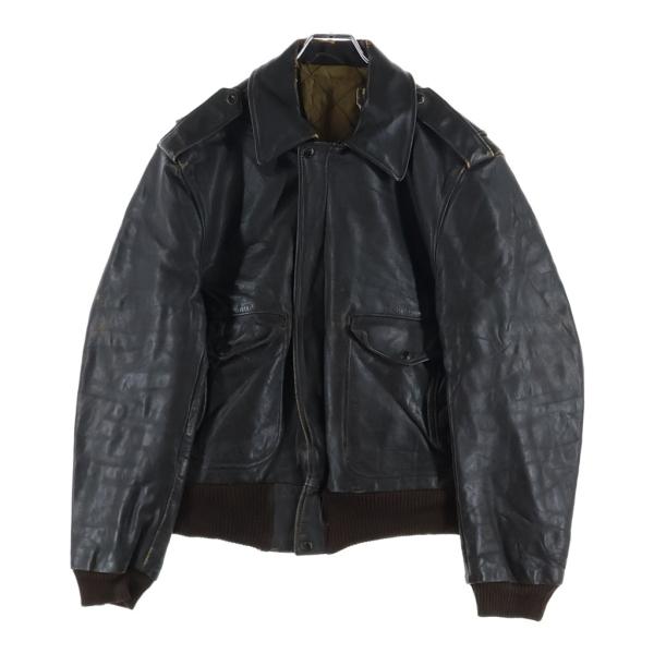 SCHOTT A-2 フライトジャケット ブラック　80s 90s SCHOTT ショット 80S VINTAGE A-2 LEATHER FLIGHT JACKET ヴィンテージ