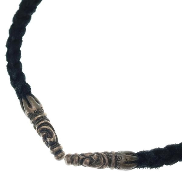 CHROME HEARTS（クロムハーツ） LEATHER BRAID SCROLL ネックレス