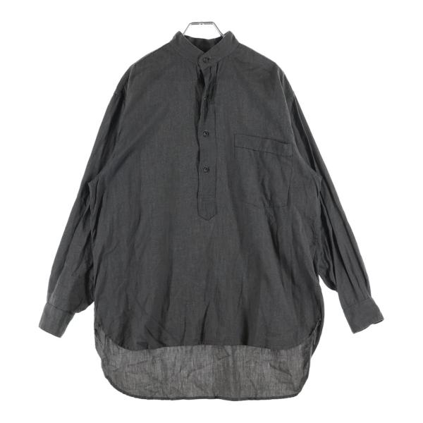 COMOLI（コモリ） 22SS ヨリ杢 プルオーバー コットン長袖シャツ