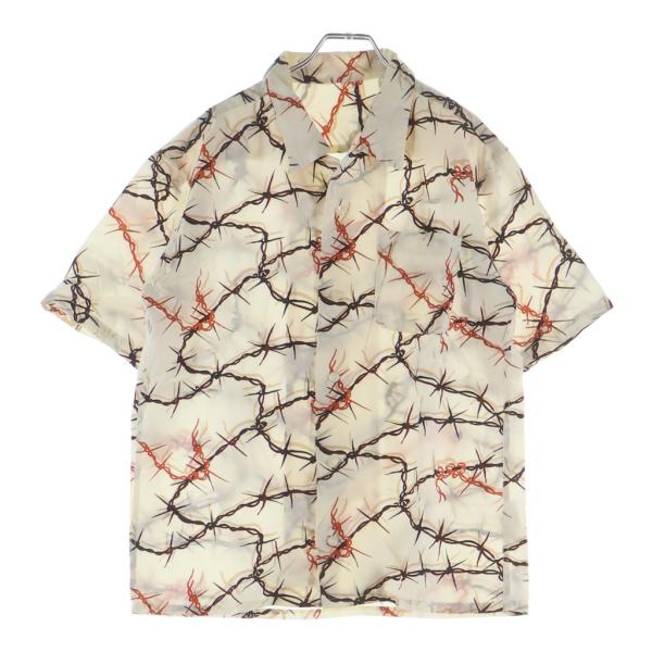tenderloin テンダーロイン　レーヨンシャツ TENDERLOIN（テンダーロイン） T-BW RAYON SHT S/S レーヨン 有刺鉄線