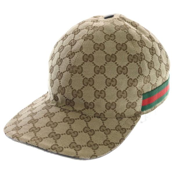GUCCI（グッチ） GGキャンバス シェリーライン ベースボールキャップ