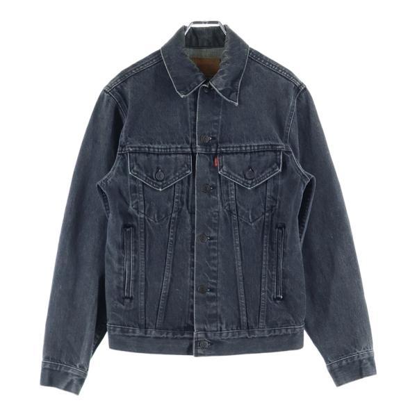 80sリーバイス 70506-0259 先染めブラックデニムジャケット　527 Levi's（リーバイス） 80S VINTAGE 70506-0259 DENIM JACKET ボタン裏