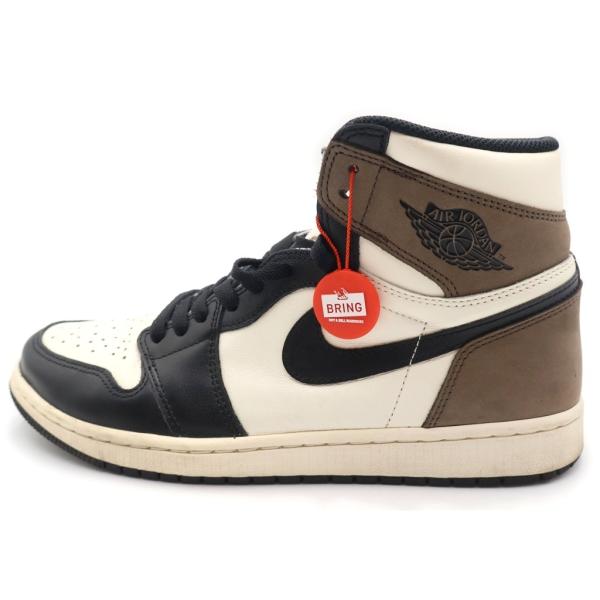 ナイキ AIR JORDAN 1 RETRO HIGH OG DARK MOCHA エアジョーダン1 レトロ ダークモカ ハイカットスニーカー US10/28cm 555088-105