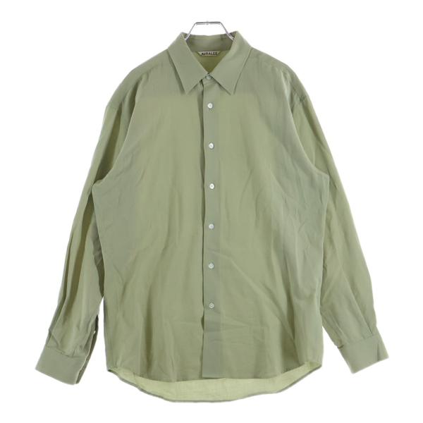 AURALEE（オーラリー） 24SS HARD TWIST COTTON SILK VIYELLA SHIRT