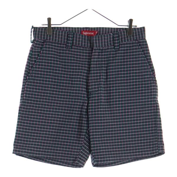 Supreme（シュプリーム） 18SS Work Shorts Purple Plaid ワーク
