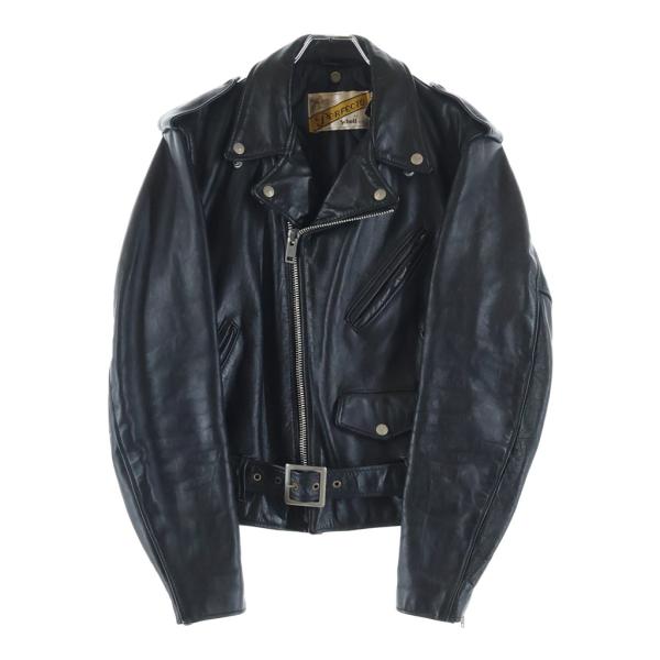 Schott 80s~90s バイカータグ ライダースジャケット 短丈 レッド SCHOTT ショット 80S VINTAGE 618 RIDERS USA製 バイカータグ