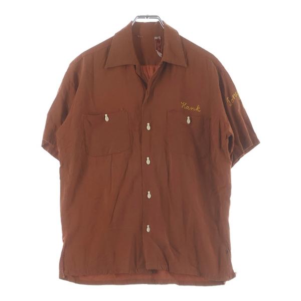 VINTAGE ヴィンテージ 60S VINTAGE AIR-FLO S/S BOWLING SHIRT ヴィンテージ 半袖レーヨン ボーリングシャツ オレンジ VINTAGE ヴィンテージ 60S AIR-FLO S/S BOWLING SHIRT 半袖レーヨン