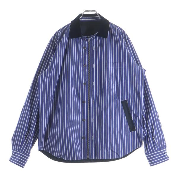 sacai（サカイ） 20SS Reversible Shirt Blouson リバーシブル ジップ