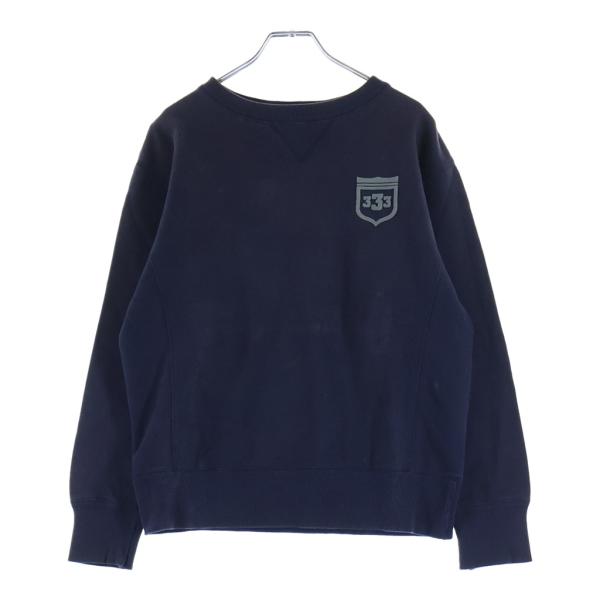 VINTAGE ヴィンテージ 50-60S VINTAGE ヴィンテージ ナス紺 V字ガゼット クルーネックスウェット トレーナー ネイビー VINTAGE ヴィンテージ 50-60S ナス紺 V字ガゼット クルーネック