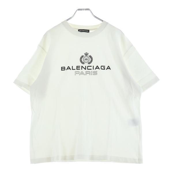 BALENCIAGA（バレンシアガ） BBロゴ フロントプリント クルーネック