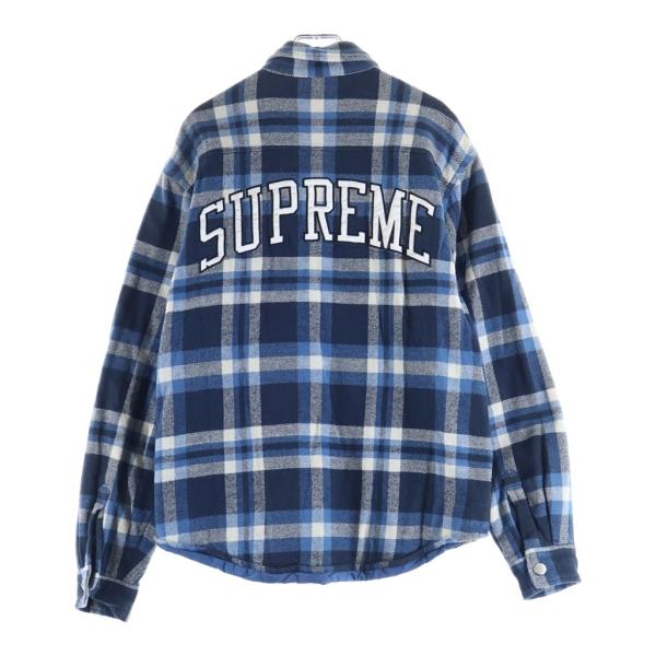 Supreme（シュプリーム） 17AW Quilted Arc Logo Flannel Shirt