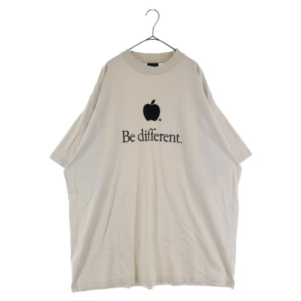BALENCIAGA バレンシアガ 22AW Be different 刺繍半袖Tシャツ 