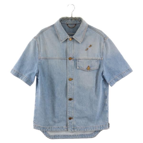 LOUIS VUITTON ルイヴィトン 21AW DNA DENIM S/S SHIRT デニム