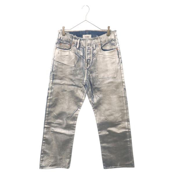 doublet ダブレット 24SS FOIL DENIM PANTS フォイル デニム
