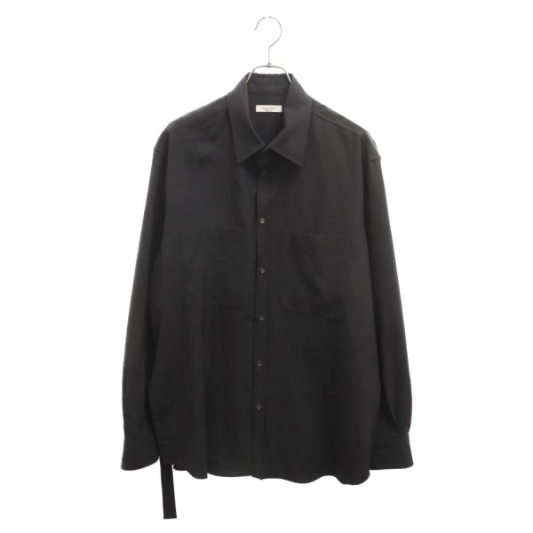 ヴァレンティノ イタリア製 WATER NIGHTS ドレスシャツ 黒 XL shopbring_9224d300017