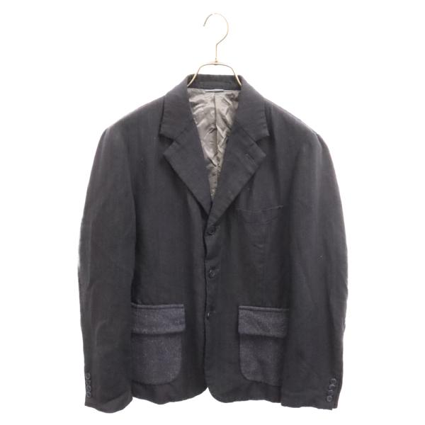 未使用　Ben Sherman ネイビー ストライプ テーラードジャケット WORK WEAR SUIT テーラードライトジャケット・裏地なし【返品