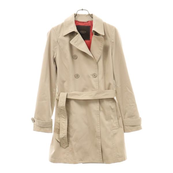 COACH コーチ ベルト付き トレンチコート レディース ベージュ  