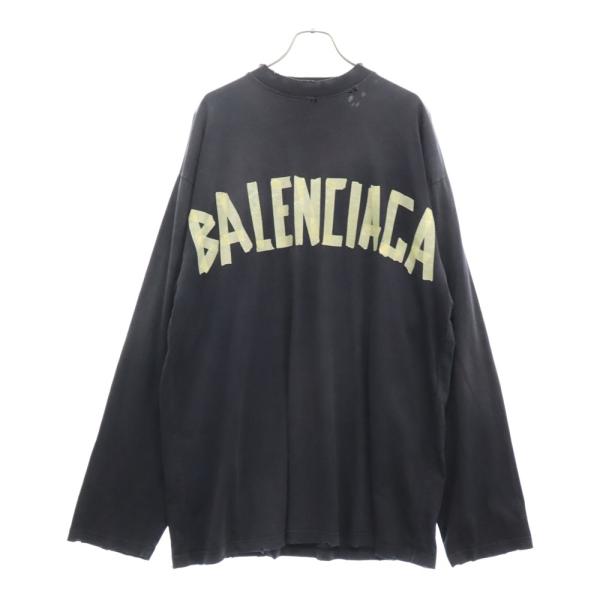 BALENCIAGA バレンシアガ 23SS Tape Type ヴィンテージロゴ長袖 BALENCIAGA バレンシアガ 23SS Tape Type ヴィンテージロゴ長袖