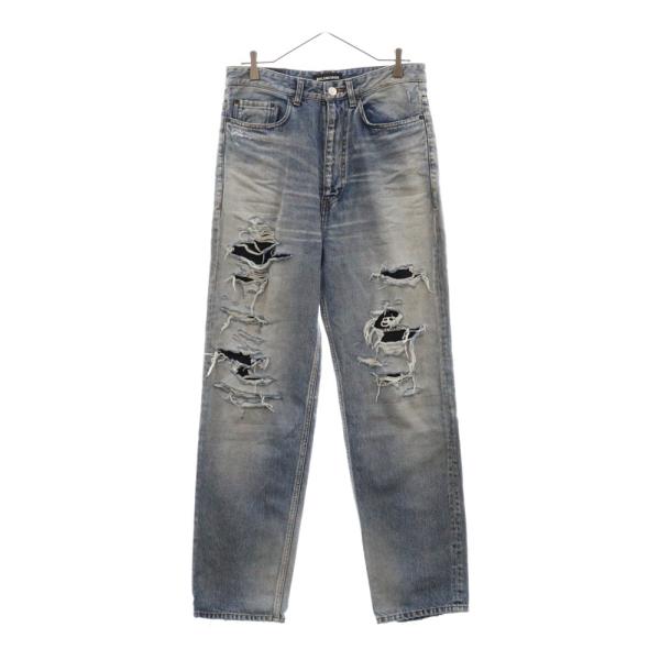 BALENCIAGA バレンシアガ 20AW Regular Ripped Denim ダメージ BALENCIAGA バレンシアガ 20AW Regular Ripped Denim ダメージ