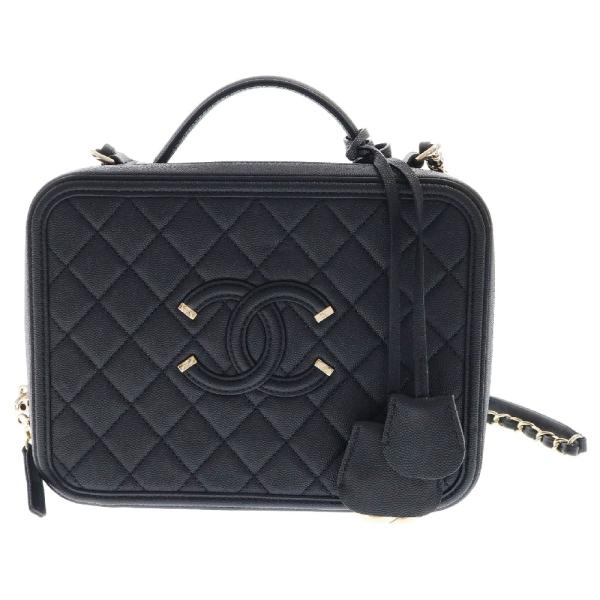 CHANEL（シャネル） CC フィリグリー キャビアスキン マトラッセ