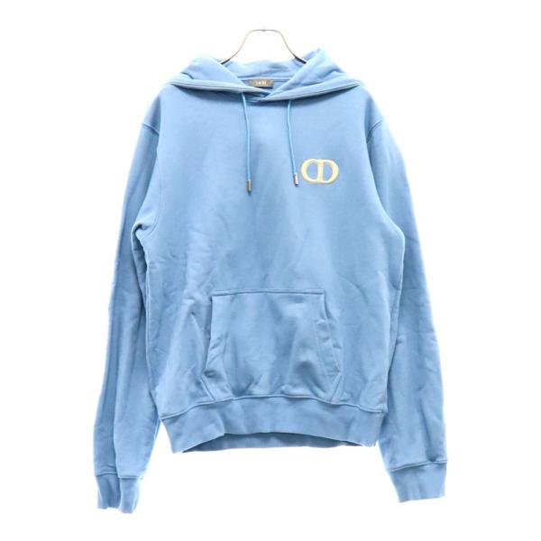極美品　ディオール トロッター青 S 半袖パーカー 極美品 ディオール トロッター青 S 半袖パーカー