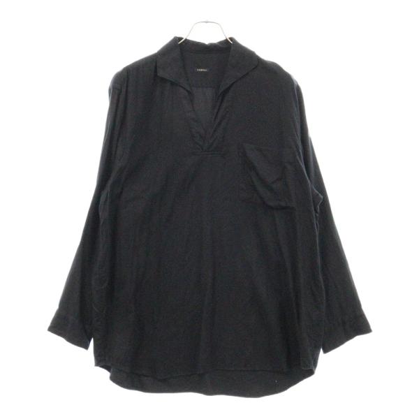 COMOLI コモリ シルクネル スキッパーシャツ サイズ3 COMOLI (コモリ) シルクネル スキッパーシャツ