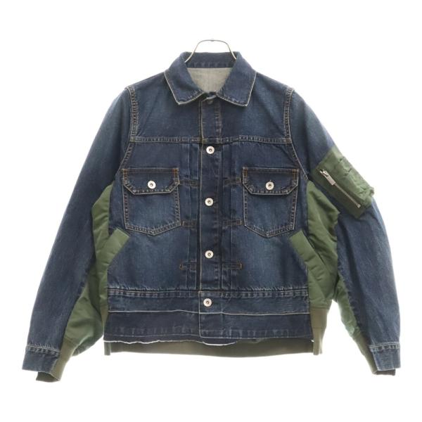sacai Sacai サカイ 23AW Denim Nylon Twill Jacket デニム sacai Sacai サカイ 23AW Denim Nylon Twill Jacket デニム