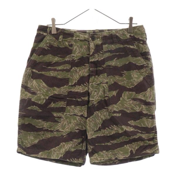 テンダーロイン ハーフ ベイカーパンツ ボタンフライ TENDERLOIN テンダーロイン T-BAMBOO SHORT タイガーカモ