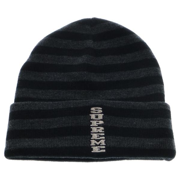Supreme（シュプリーム） 16AW VERTICAL LOGO STRIPED BEANIE