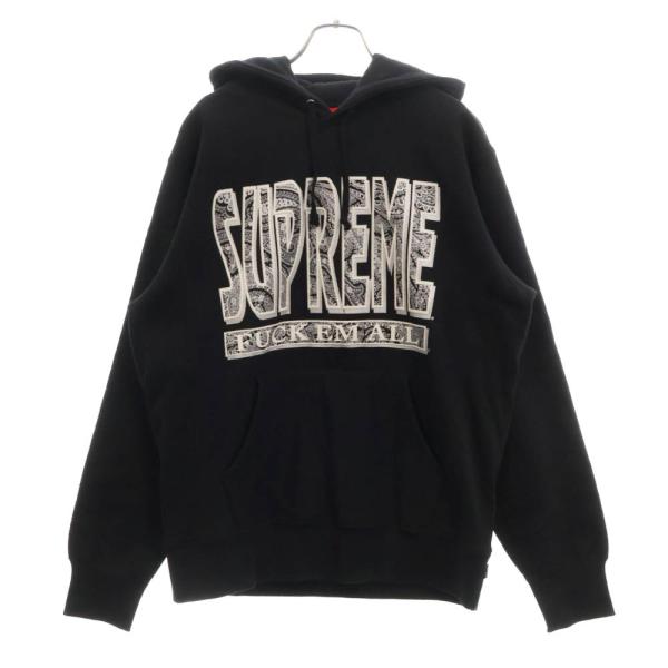 Supreme（シュプリーム） 17AW Paisley Fuck Em All Hooded Sweatshirt