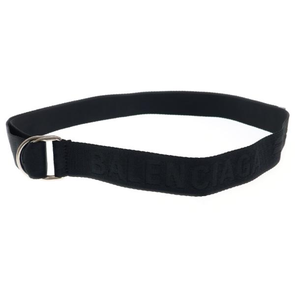 BALENCIAGA バレンシアガ SPORTY Bロゴ D-RING ベルト ブラック BALENCIAGA バレンシアガ SPORTY Bロゴ D-RING ベルト ブラック