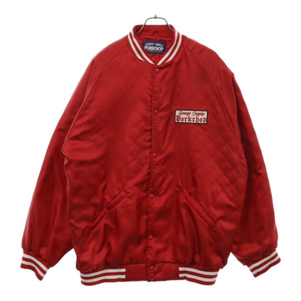 PORKCHOP ポークチョップ STAIN SPORT JKT サテン中綿 スポーツ