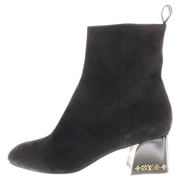 ルイヴィトン ギャビーライン スエード アンクルブーツ サイドジップ ブラック ルイヴィトン ギャビーライン スエード アンクルブーツ サイド