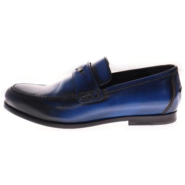 JIMMY CHOO（ジミーチュウ） DARBLAY SEA BLUE レザー ペニー