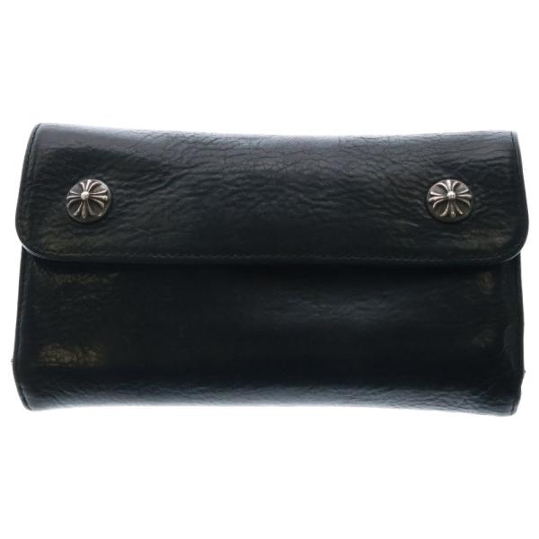 CHROME HEARTS（クロムハーツ） WAVE ウェーブ レザーウォレット 財布