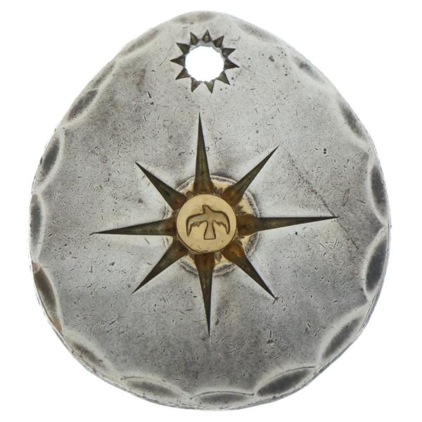 goro's（ゴローズ） たたきメタル中 ペンダントトップ シルバー