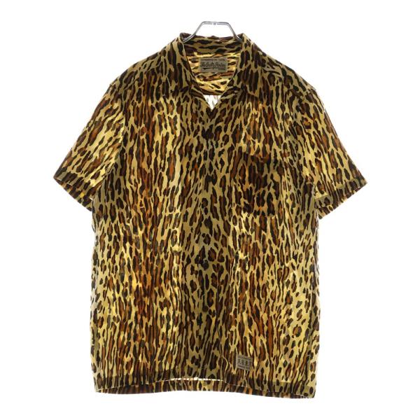 WACKO MARIA レオパード　レーヨン　半袖　アロハシャツ　美品　正規品 WACKO MARIA レオパード レーヨン 半袖 アロハシャツ 美品 正規品