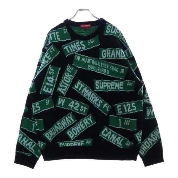 Supreme（シュプリーム） 21SS Street Signs Sweater ストリートサイン