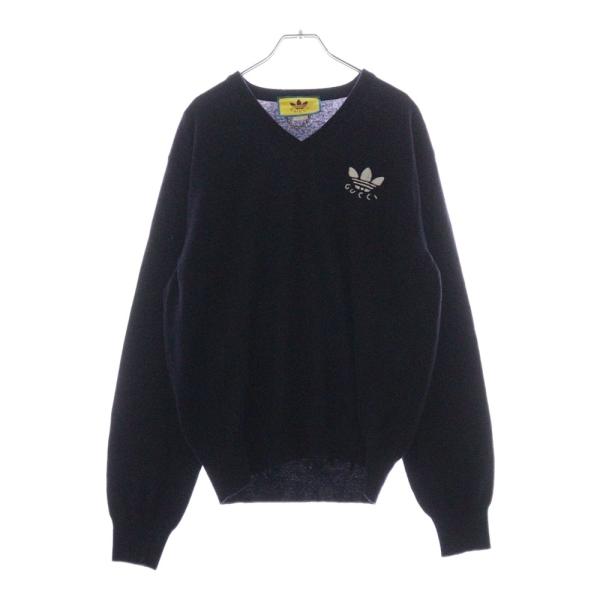 GUCCI（グッチ） ×adidas Logo Embroidery Knit Sweater アディダス