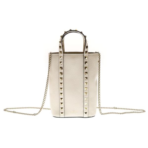 VALENTINO（ヴァレンティノ） ロックスタッズ グレインカーフスキン