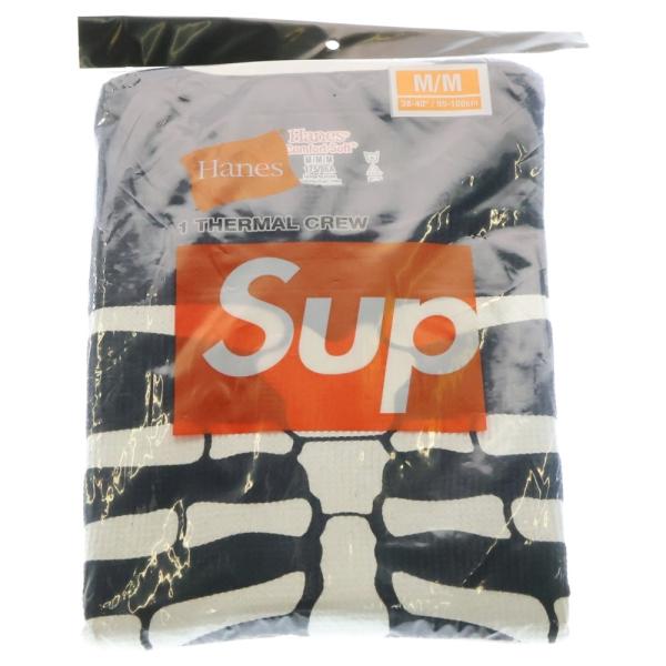 Supreme シュプリーム 24AW ×Hanes Bones Thermal Crew ヘインズ