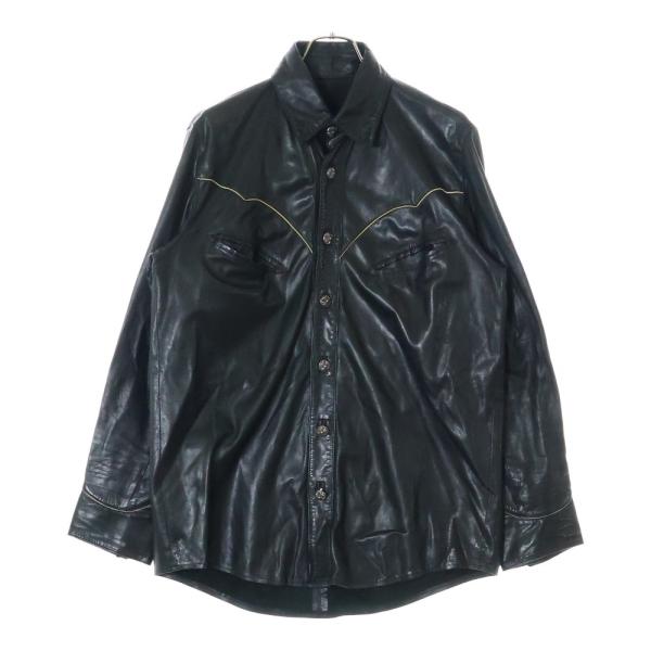 CHROME HEARTS（クロムハーツ） WESTN レザーウエスタン 長袖シャツ
