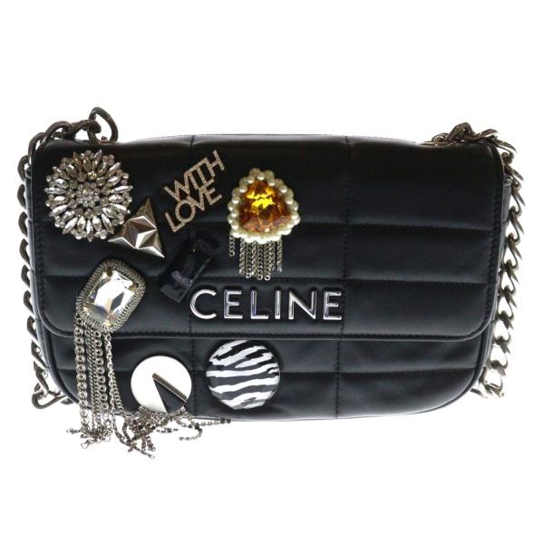 CELINE（セリーヌ） マトラッセ モノクローム ビジューデザイン