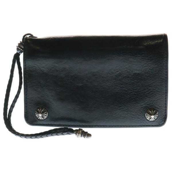 クロムハーツ　2zip クロスボール　黒 CHROME HEARTS（クロムハーツ） 2ZIP STRAP 2ジップストラップ