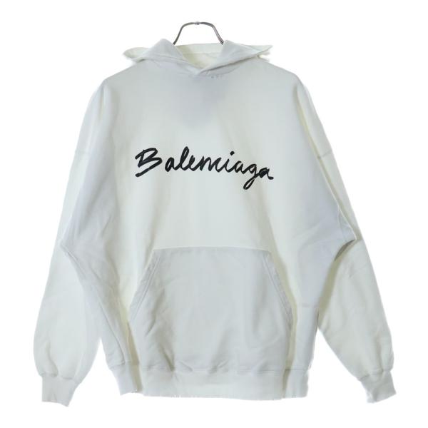 BALENCIAGA（バレンシアガ） 22AW ダメージ加工 ロゴ プルオーバー